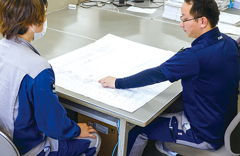 設計の様子
