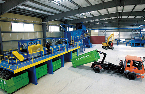 ライン選別の様子