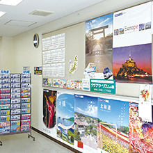 旅行代理店（大川観光・琴参観光）の様子