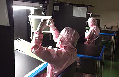 検査の様子