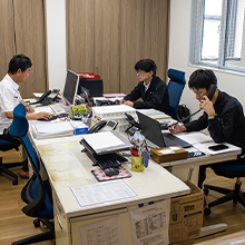 管制業務の様子