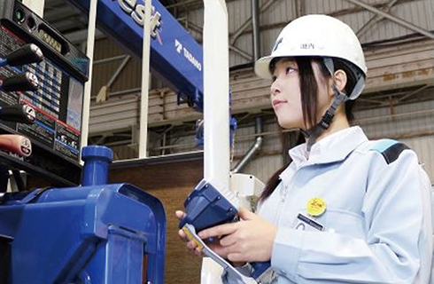 実機試験の様子