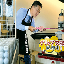 物品販売の様子